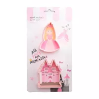 Cortador de Galleta de Princesa, Set de 2 Unidades TIPS ZNP-148