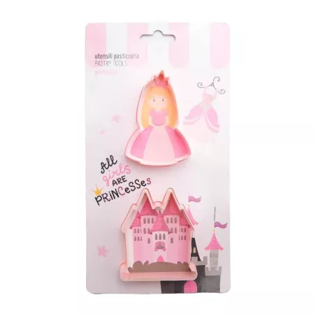 Cortador de Galleta de Princesa, Set de 2 Unidades TIPS ZNP-148