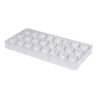 Molde de Chocolate de Policarbonato de Circulos de 24 Cavidades TIPS ZNP-210 2