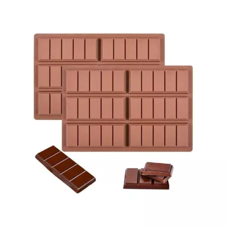 Molde de Silicon de Barras de 30 Cavidades TIPS ZNP-015