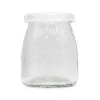 Frasco de Vidrio con Tapa Blanca de 100 Mililitros VETRO LXG-028