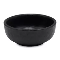 Bowl de Ceramica de Color Negro de 4.5 Pulgadas TIPS QJC-037BK 2
