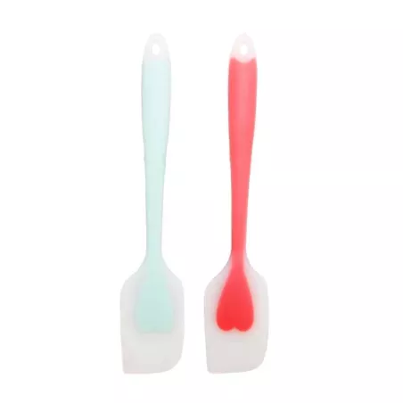 Espatula para Pasteleria de Silicon de Colores Surtidos TIPS ZNP-032