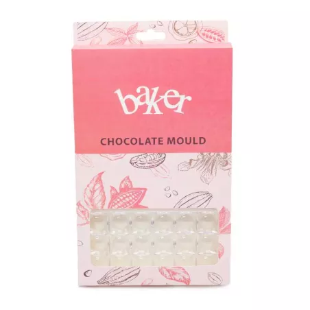 Molde de Chocolate de Policarbonato de Circulos TIPS ZNP-211