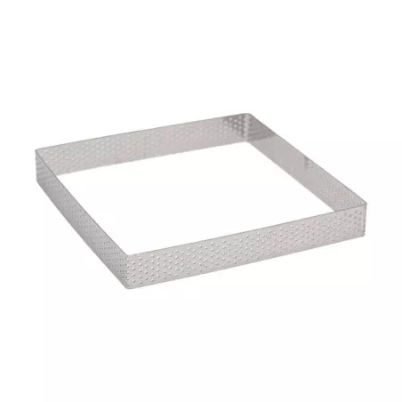 Aro Cuadrado de Acero Inoxidable de 11 x 11 x 2 Centimetros TIPS ZNP-105