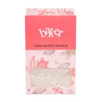 Molde de Chocolate de Policarbonato de Relieve de 3 Cavidades TIPS ZNP-213
