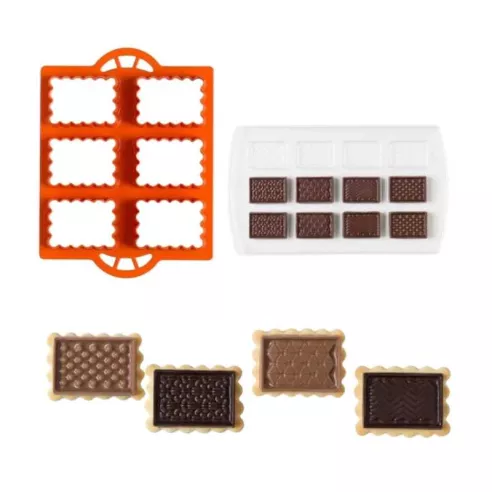 Cortador de Galletas de Texturas de 6 Cavidades TIPS ZNP-146