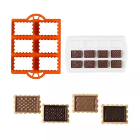 Cortador de Galletas de Texturas de 6 Cavidades TIPS ZNP-146