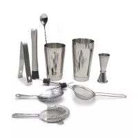 Herramientas para Bar de Acero Inoxidable, Set de 11 Piezas TIPS SLC-050