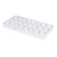 Molde de Chocolate de Policarbonato de Circulos TIPS ZNP-203 2