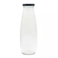 Botella de Vidrio con Tapa de 500 Mililitros VETRO LXG-040