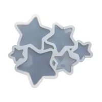 Molde de Silicon de Estrellas de 6 Cavidades TIPS ZNP-078