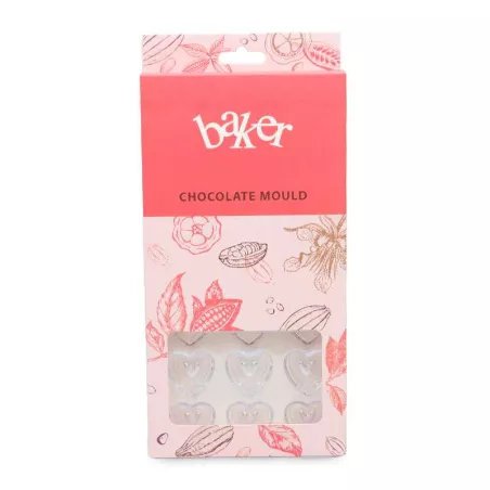 Molde de Chocolate de Policarbonato de Corazones TIPS ZNP-205