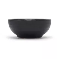 Bowl de Ceramica de 7.5 Centimetros de Color Negro TIPS QJC-028BK