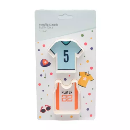 Cortador de Galletas de Camisetas Deportivas, Set de 2 Unidades TIPS ZNP-152