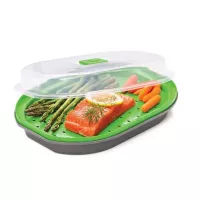 Vaporera para Microondas para Pescado y Vegetales PROGRESSIVE PS-46GY 2