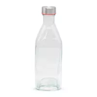 Botella de Vidrio con Tapa de Rosca de 1000 Mililitros VETRO LXG-007