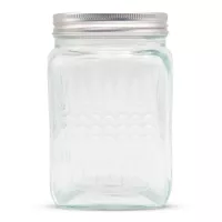 Frasco de Vidrio Cuadrado de 1200 Mililitros VETRO DMH-022