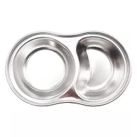 Plato Salsero Doble de Acero Inoxidable TIPS SSC-046 2