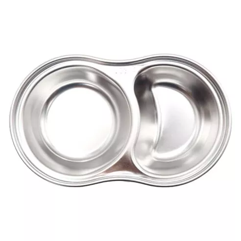 Plato Salsero Doble de Acero Inoxidable TIPS SSC-046