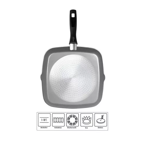 Sarten Cuadrado para Parrilla de 28 x 28 Centimetros STONELINE 7907
