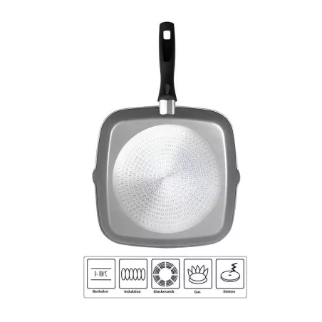 Sarten Cuadrado para Parrilla de 28 x 28 Centimetros STONELINE 7907