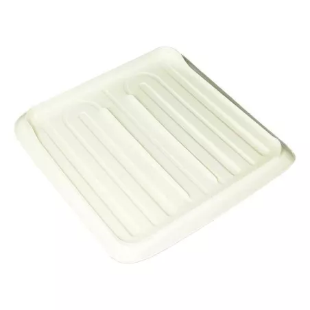 Tapete Escurridor Plastico para Platos de 45.7 x 37.3 Centimetros RUBBERMAID FG1182MAWHT