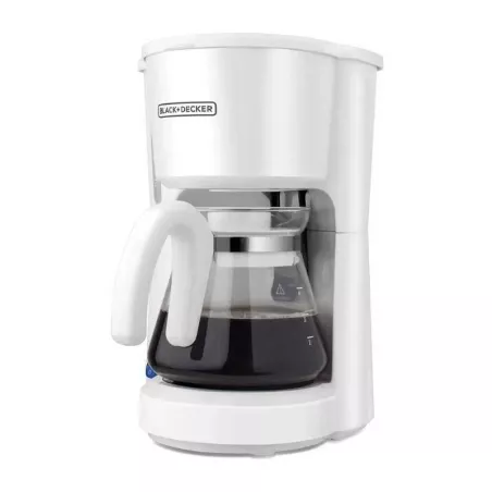 Coffee Maker con Jarra de Vidrio de 5 Tazas Blanco BLACK & DECKER CM0701W