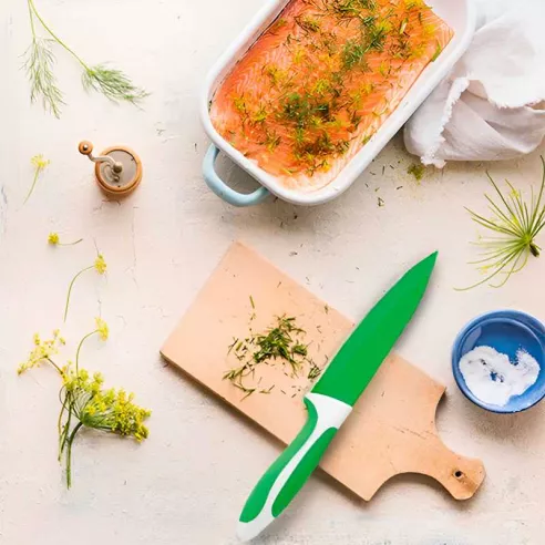 Cuchillo de Acero Inoxidable para Frutas y Verduras de 20 Centimetros STONELINE 16255