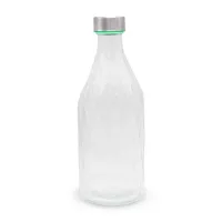 Botella de Vidrio con Tapa Rosca de 1000 Mililitros VETRO LXG-008