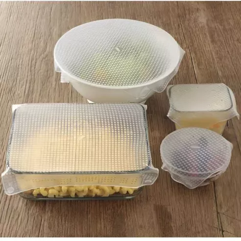 Cobertor de Silicon Estirable, Set de 2 Piezas de 26 x 26 Centimetros NORPRO 529