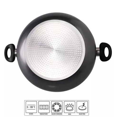 Olla Stoneline de Aluminio de 32 Centimetros STONELINE 10117