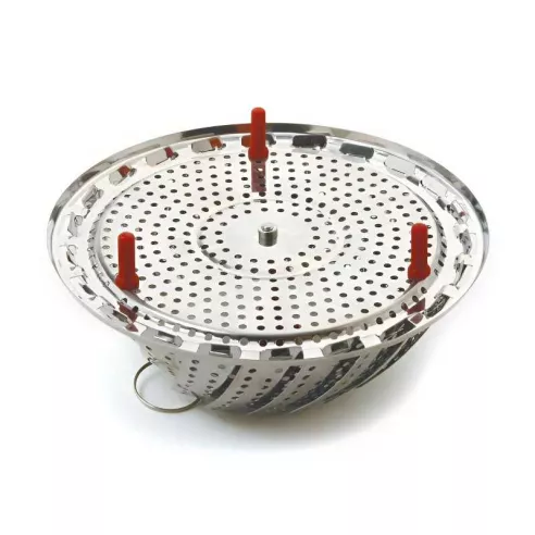 Canasta al Vapor Grande para Vegetales y Verduras de Acero Inoxidable NORPRO 177
