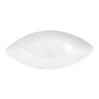 Plato de Hoja Turin de Ceramica de 14.4 x 6.5 x 1.8 Pulgadas MASTER CHEF WT1227 2
