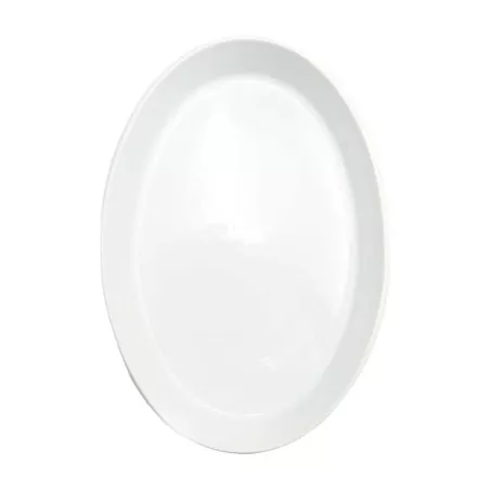Bowl Ovalado Turin de Ceramica de 12.5 x 8.85 x 2.35 Pulgadas MASTER CHEF WT158