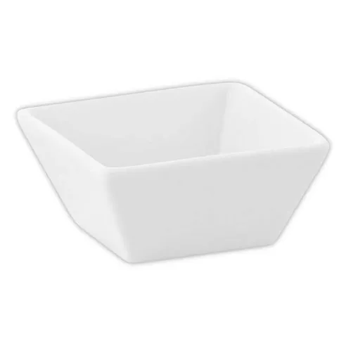 Bowl Cuadrado Turin de Ceramica de 3.1 x 1.1 Pulgadas BELLARTE WT5612