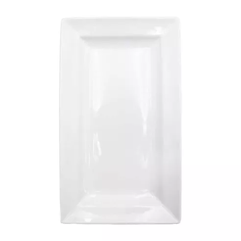 Plato Rectangular Turin de Ceramica de 14.5 x 8.6 x 1.5 Pulgadas MASTER CHEF WT1240