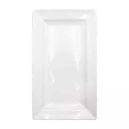 Plato Rectangular Turin de Ceramica de 14.5 x 8.6 x 1.5 Pulgadas MASTER CHEF WT1240