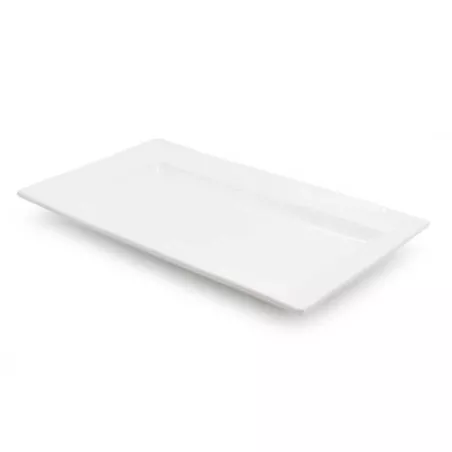 Plato Rectangular Turin de Ceramica de 14.5 x 8.6 x 1.5 Pulgadas MASTER CHEF WT1240