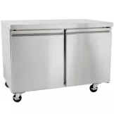 Mesa Undercounter Refrigerada 2 Puertas de Acero Inoxidable 48 Pulgadas U-STAR UUC-48R-E-HC