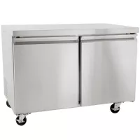 Mesa Undercounter Refrigerada 2 Puertas de Acero Inoxidable 48 Pulgadas U-STAR UUC-48R-E-HC