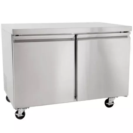 Mesa Undercounter Refrigerada 2 Puertas de Acero Inoxidable 48 Pulgadas U-STAR UUC-48R-E-HC