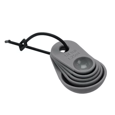 Cuchara para Medir de Silicon Gris, Set de 5 Unidades LURCH 00070262