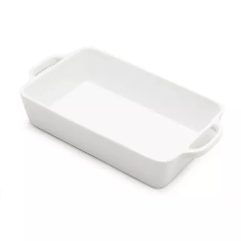 Bandeja Rectangular Turin de Ceramica de 10.8 x 6.3 x 2.3 Pulgadas MASTER CHEF WT002