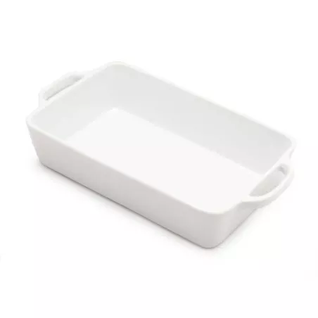 Bandeja Rectangular Turin de Ceramica de 10.8 x 6.3 x 2.3 Pulgadas MASTER CHEF WT002