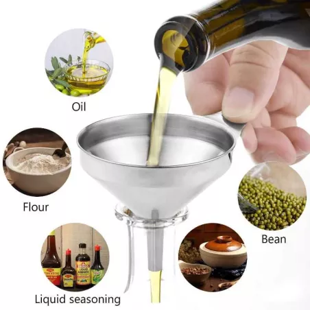 Embudos de Acero Inoxidable, Set de 3 Unidades NORPRO 252