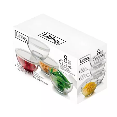 Bowl Selene, Set de 8 Piezas CRISA A019/1700695