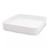 Bandeja Cuadrada Turin de Ceramica de 10.8 x 2.1 Pulgadas MASTER CHEF WT135