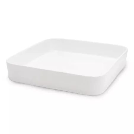 Bandeja Cuadrada Turin de Ceramica de 10.8 x 2.1 Pulgadas MASTER CHEF WT135