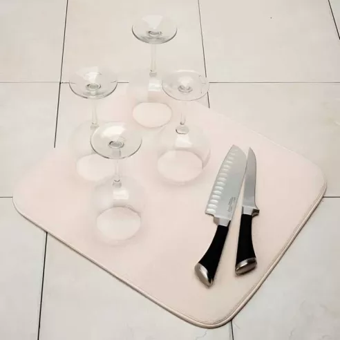 Alfombra de Secado en Microfibra de 18 x 16 Pulgadas de Color Beige NORPRO 359